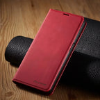 Phone Case Magnetic Leather Card Slots & Cash Pocket