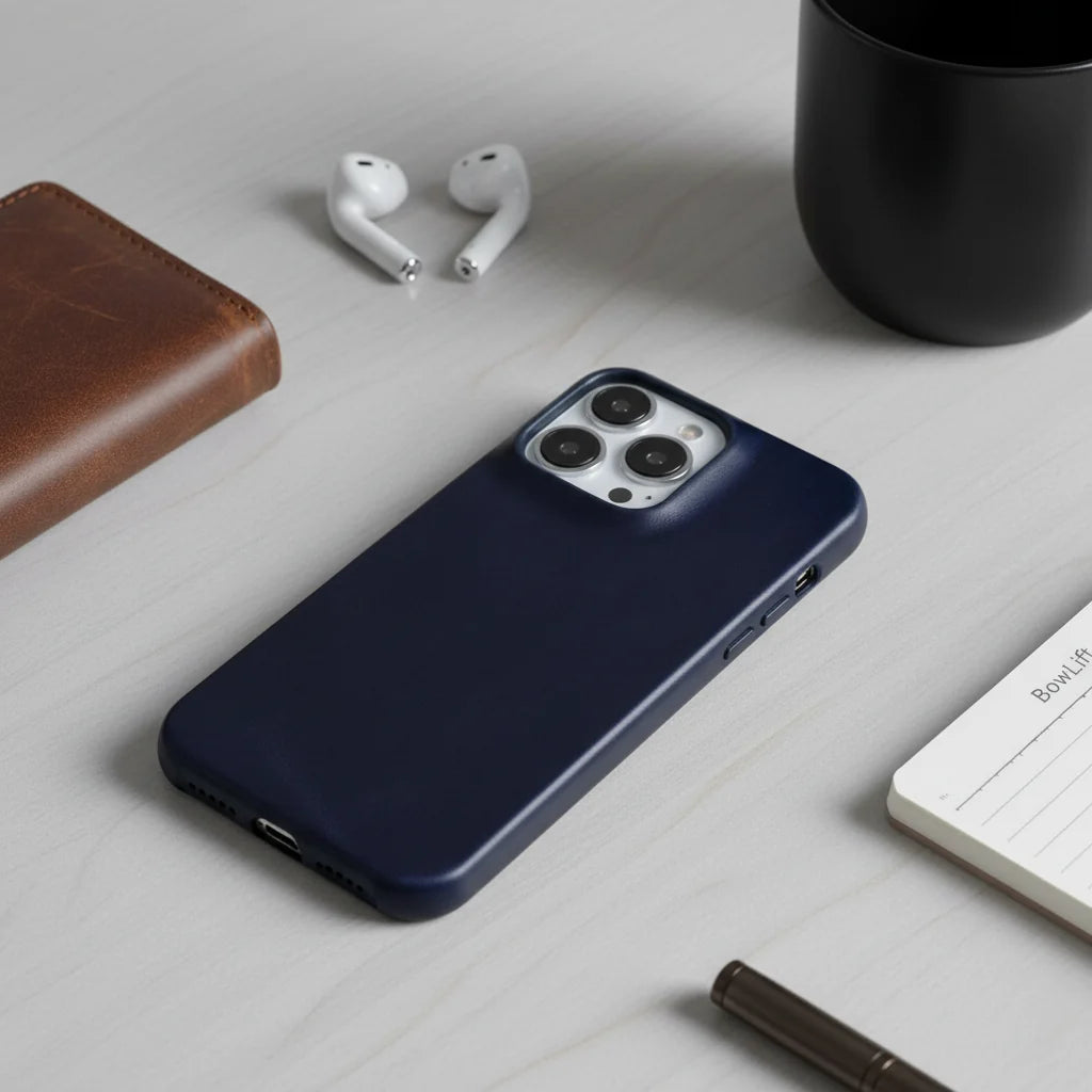 Phone Case Oil-Wax Leather Shock-Absorbing & MagSafe Compatible