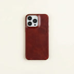 Phone Case Oil-Wax Leather Shock-Absorbing & MagSafe Compatible
