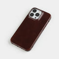 Phone Case Oil-Wax Leather Shock-Absorbing & MagSafe Compatible