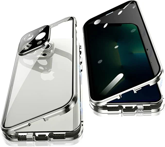 Phone Case Tempered Glass Front & Back Privacy Screen