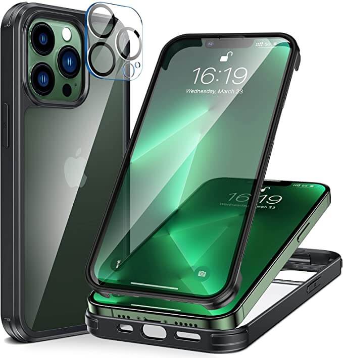 Phone Case Tempered Glass Front & Back Privacy Screen
