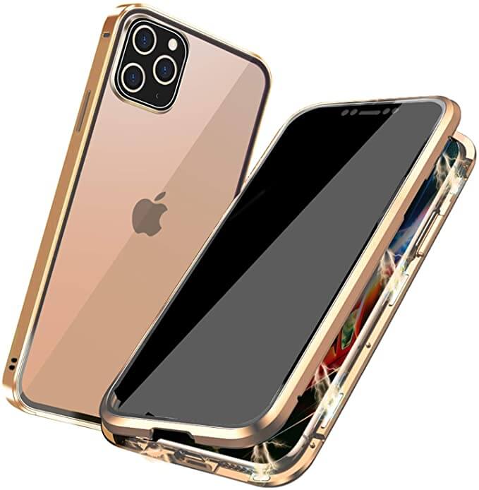Phone Case Tempered Glass Front & Back Privacy Screen