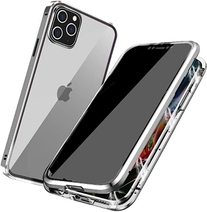 Phone Case Tempered Glass Front & Back Privacy Screen