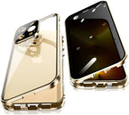 Phone Case Tempered Glass Front & Back Privacy Screen