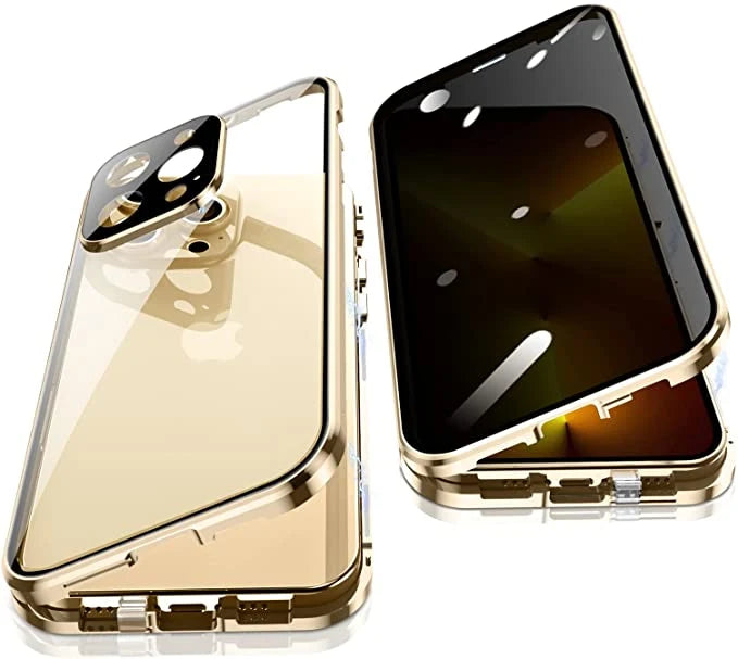 Phone Case Tempered Glass Front & Back Privacy Screen