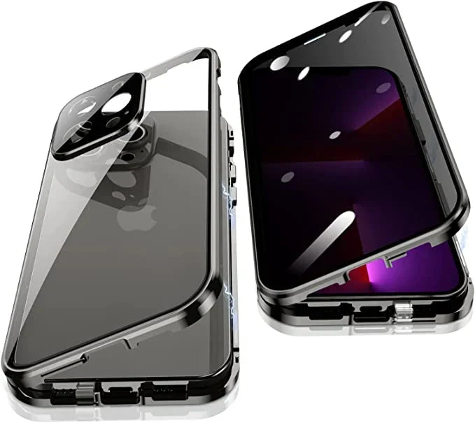 Phone Case Tempered Glass Front & Back Privacy Screen