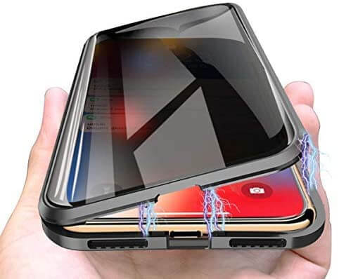 Phone Case Tempered Glass Front & Back Privacy Screen