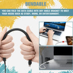Phone Charging Cable 3-in-1 Fast Charging & Adjustable Stand