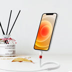 Phone Charging Cable Foldable Stand Multi-Connector 2.4A