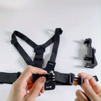 Phone Chest Mount Adjustable Straps Smartphones & Action Cameras