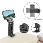 Phone Holder 360° Adjustable Foldable Silicone Clamp