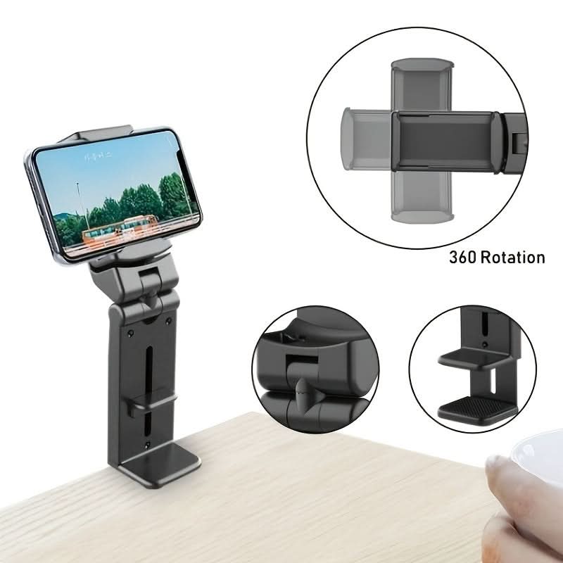 Phone Holder 360° Adjustable Foldable Silicone Clamp