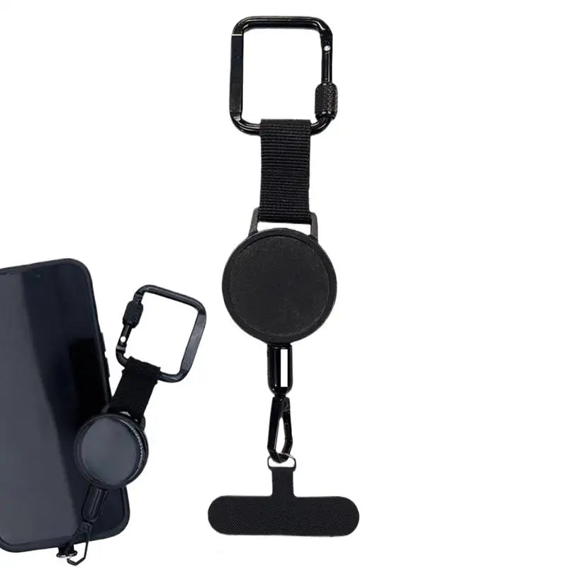 Phone Holder Anti-Theft Retractable Steel Tether & Belt Clip