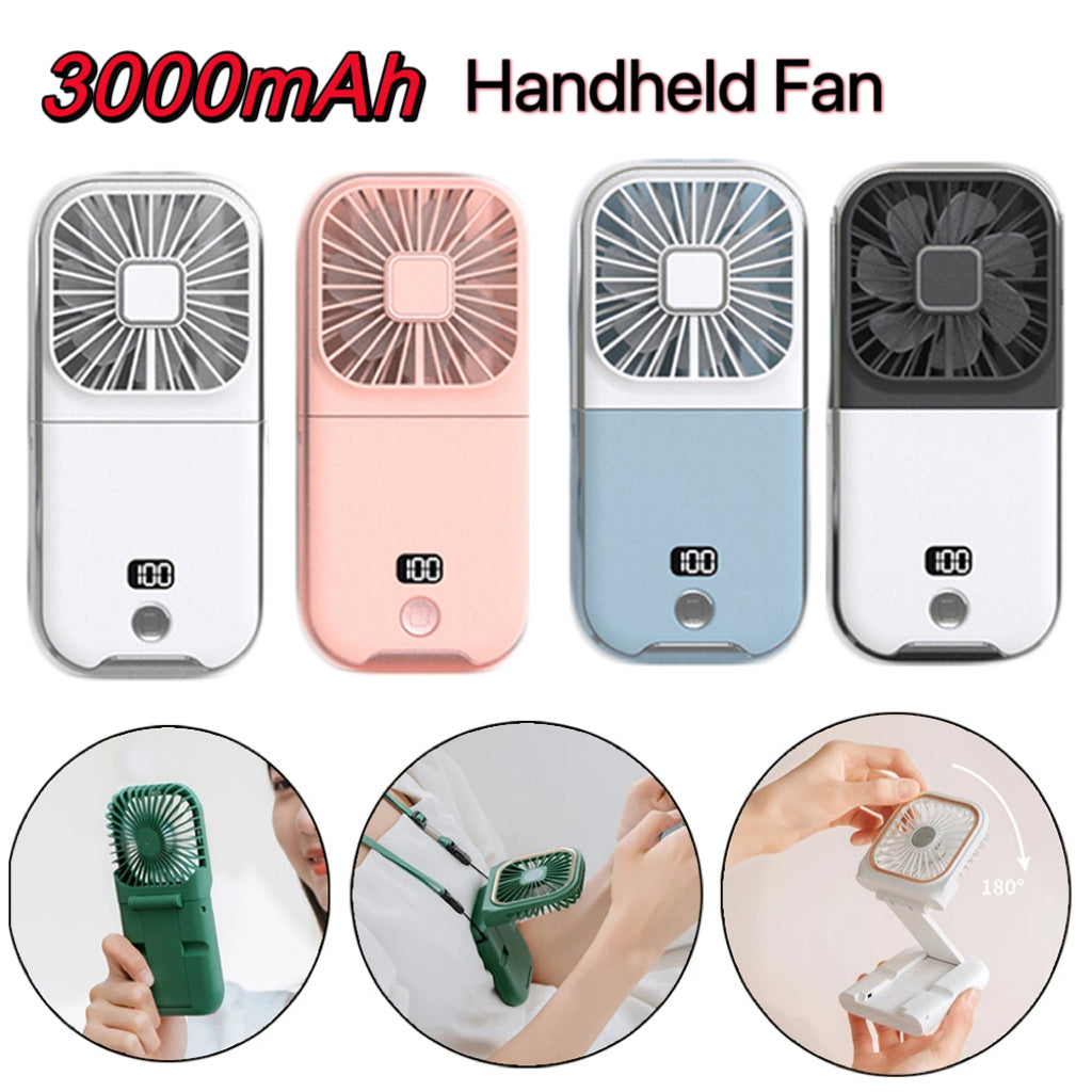 Phone Holder Cooling Fan Rechargeable 3000mAh