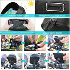 Phone Holder Handlebar Mount Waterproof 360-Degree Fits 4.5-6.4 Inch