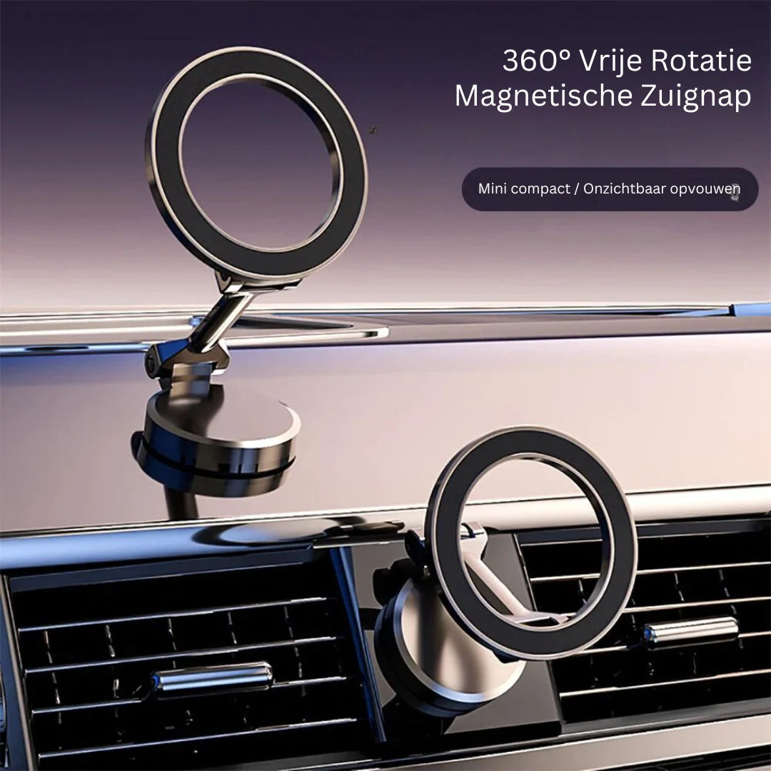 Phone Holder Magnetic Metal Base Adjustable Angle 2-Pack