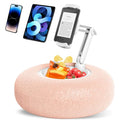 Phone Pillow Holder Hands-Free Plush Snack Bowl