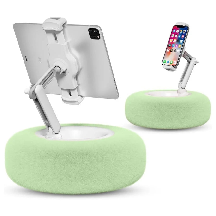Phone Pillow Holder Hands-Free Plush Snack Bowl