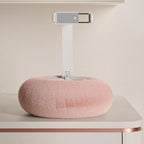 Phone Pillow Holder Plush Ergonomic Adjustable Slot & Snack Bowl