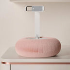 Phone Pillow Holder Plush Ergonomic Adjustable Slot & Snack Bowl