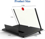 Phone Screen Magnifier 16-Inch Foldable 3D Acrylic Lens