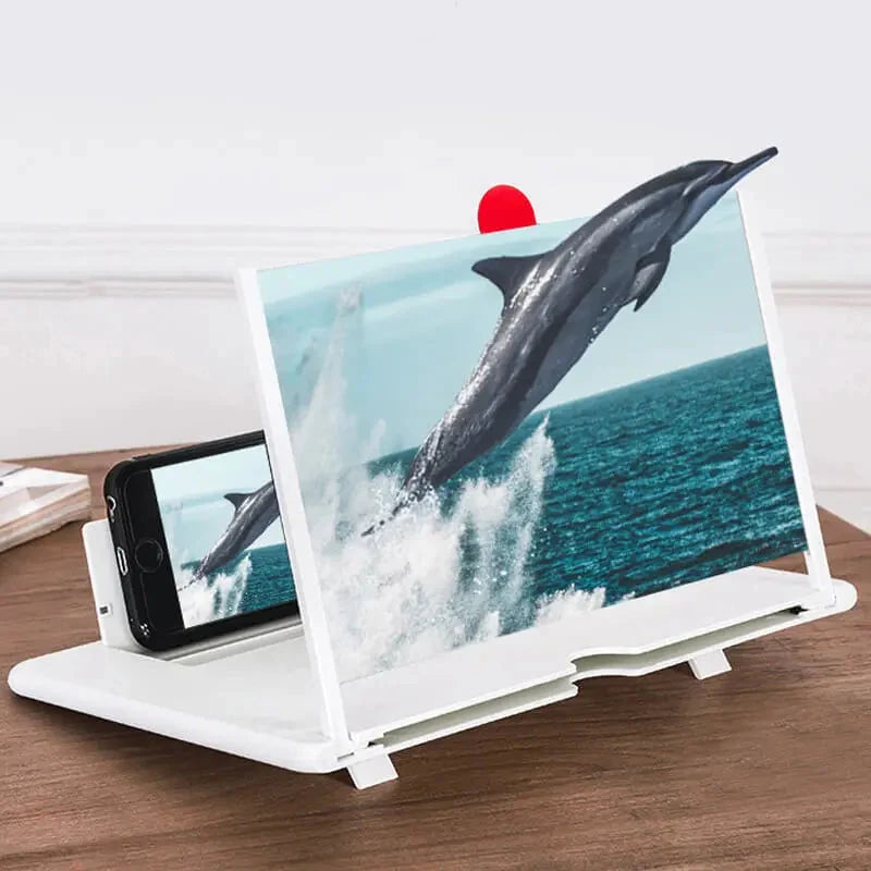 Phone Screen Magnifier 3D Optical Foldable Adjustable Stand