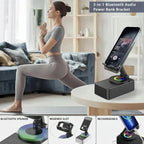 Phone Stand Foldable Wireless Speaker & 1500mAh Power Bank