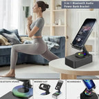 Phone & Tablet Speaker Stand Foldable Bluetooth 5.3 1500mAh