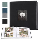 Photo Album Linen Cover Writable Acid-Free Pages