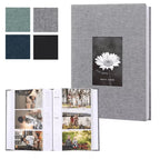 Photo Album Linen Cover Writable Acid-Free Pages