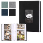 Photo Album Linen Cover Writable Acid-Free Pages
