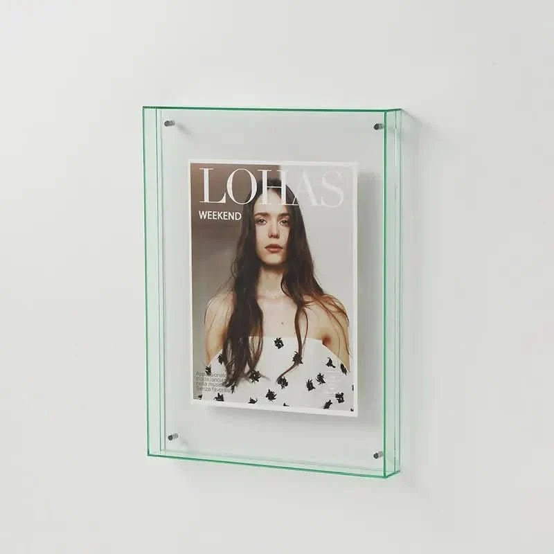 Photo Frame Acrylic Floating Photo Display Multiple Sizes