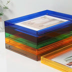 Photo Frame Acrylic Floating Photo Display Multiple Sizes
