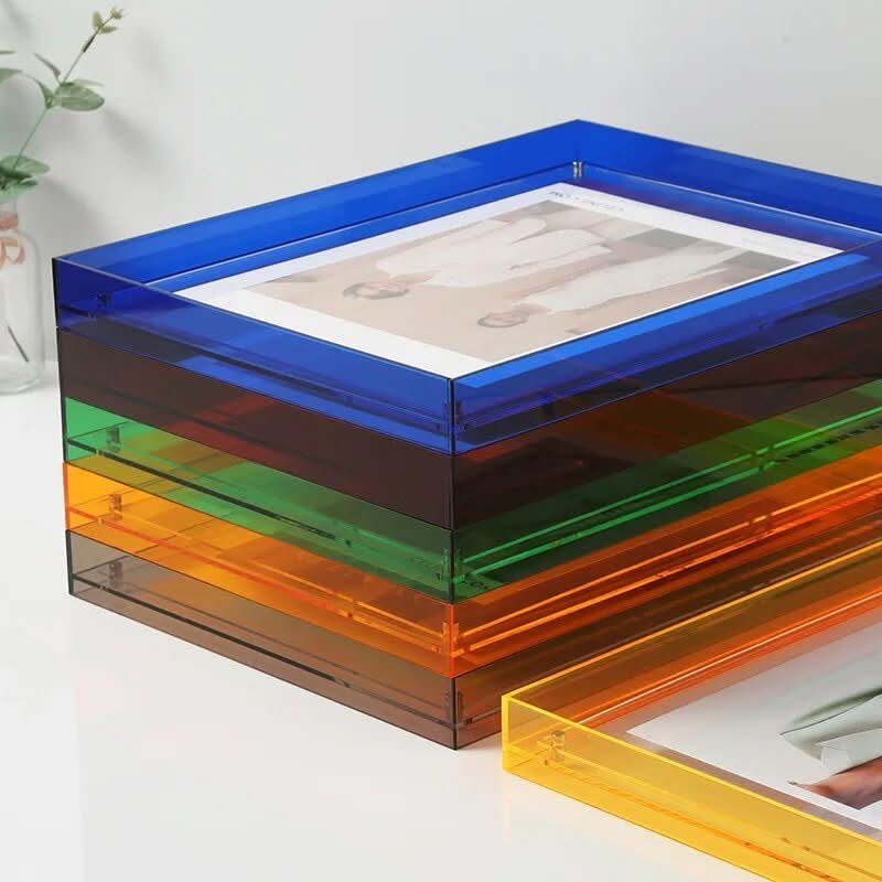 Photo Frame Acrylic Floating Photo Display Multiple Sizes