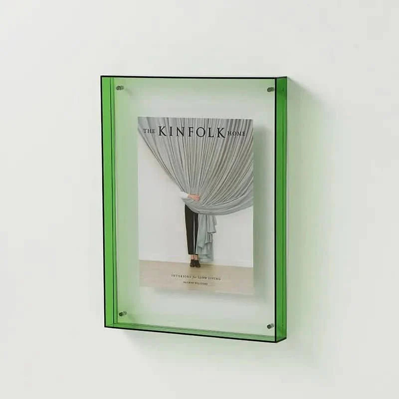 Photo Frame Acrylic Floating Photo Display Multiple Sizes