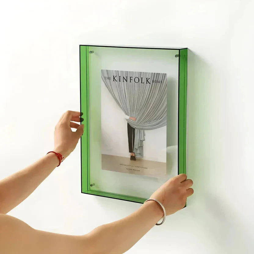 Photo Frame Double-Layer Acrylic Colored Edge