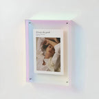 Photo Frame Double-Layer Acrylic Colored Edge