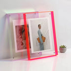 Photo Frame Double-Layer Acrylic Colored Edge