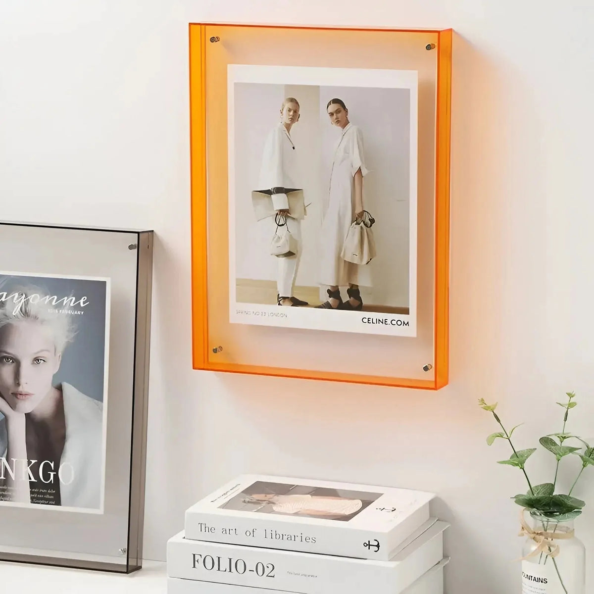 Photo Frame Double-Layer Acrylic Colored Edge