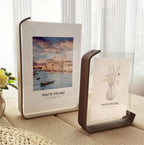 Photo Frame Double-Sided Beech Wood & Shatter-Resistant Acrylic