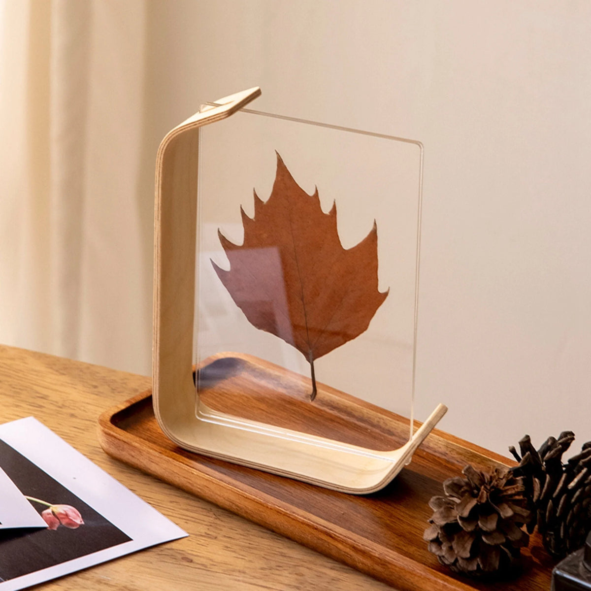 Photo Frame Double-Sided Floating Effect FSC Wood