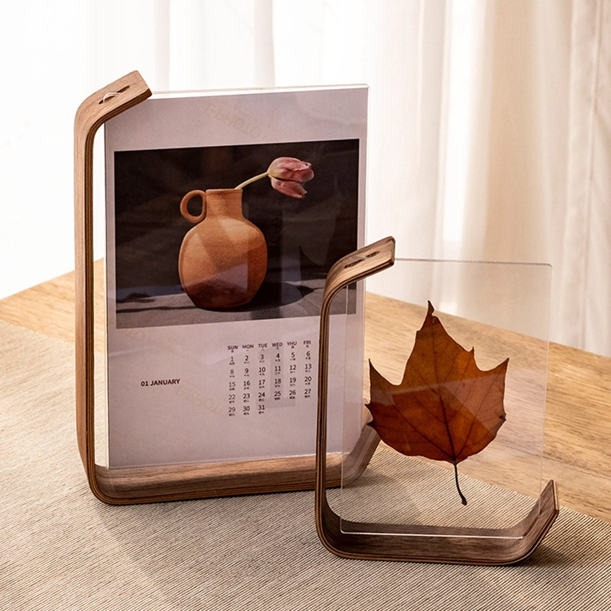 Photo Frame Double-Sided Floating Effect FSC Wood