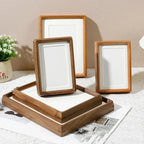 Photo Frame Solid Wood Acrylic Front & Rounded Corners