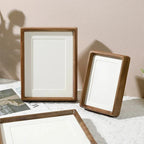 Photo Frame Solid Wood Acrylic Front & Rounded Corners