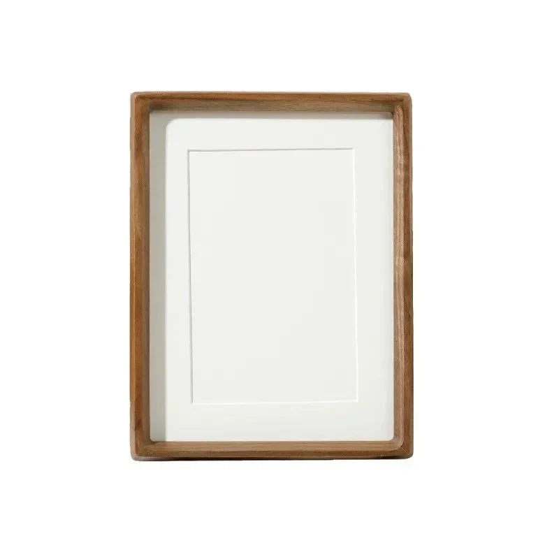 Photo Frame Solid Wood Acrylic Front & Rounded Corners