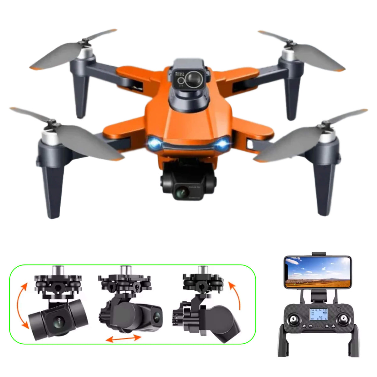 Photography Drone 8K Dual Cameras GPS Navigation