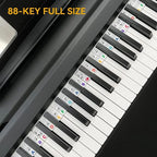 Piano & Keyboard Note Labels Reusable Silicone Double Staff