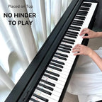 Piano & Keyboard Note Labels Reusable Silicone Double Staff