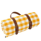 Picnic Blanket Foldable Soft Acrylic Top & Waterproof Bottom